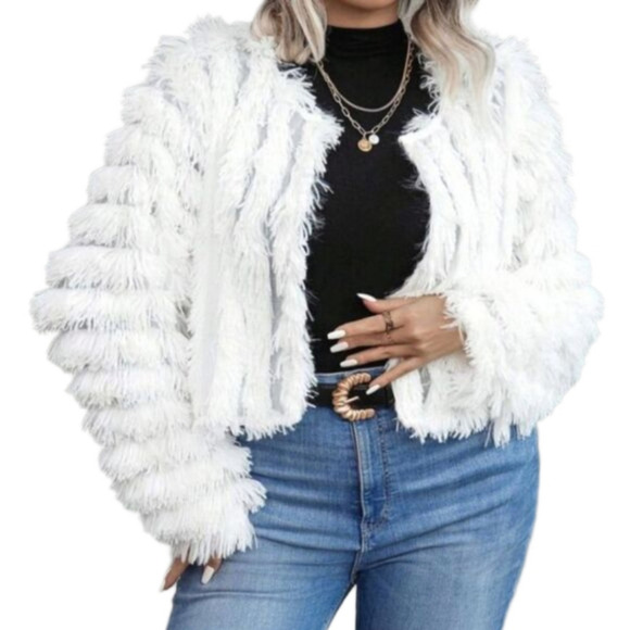 Brand new plus size light weight open front  cropped coat sz 1X - Picture 1 of 8